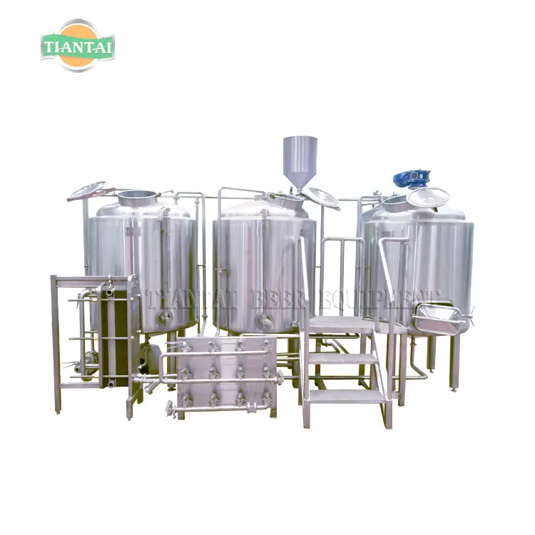 Sistema de equipo de elaboración de cerveza artesanal de acero inoxidable 400L 4HL