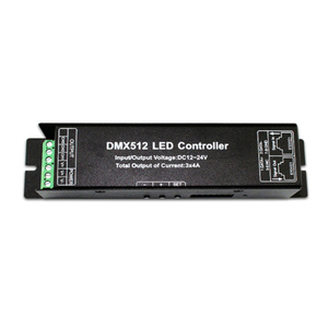 RGB RGBW DMX512 дисплей декодер 3/4 канала светодиодный контроллер DC12V 24V ручной ROHS сертифицирован для управления освещением - Product Image 3