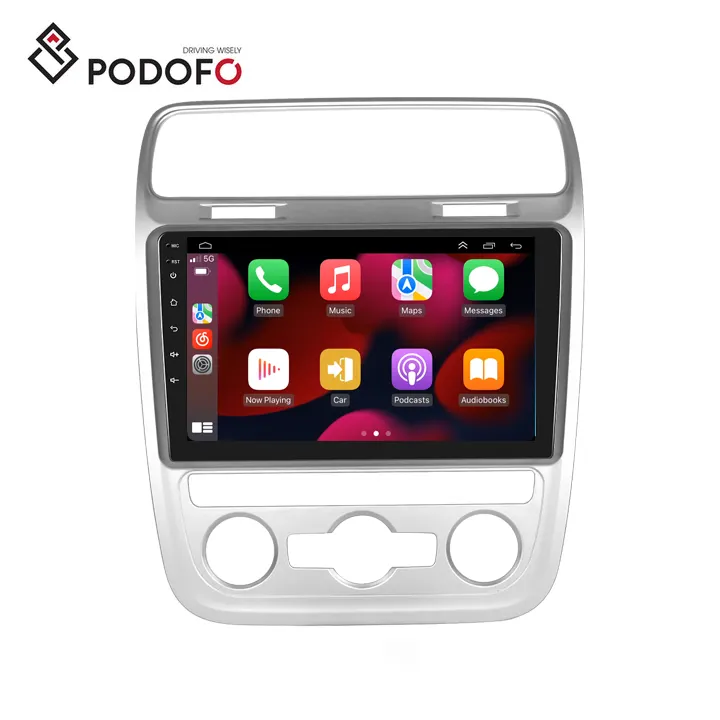 Podofo 9 "Android 13 autoradio stéréo pour Volkswagen Scirocco 2015-2016 Carplay Android Auto GPS Wifi Hifi Audio FM RDS