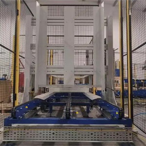 Plastic Bin <strong>Ss</strong> Trays Automatic 2 Way Inline Empty <strong>Pallet</strong> Dispenser Linha De Embalagem Palletization Stacking Dispensing Machine - Product Image 4