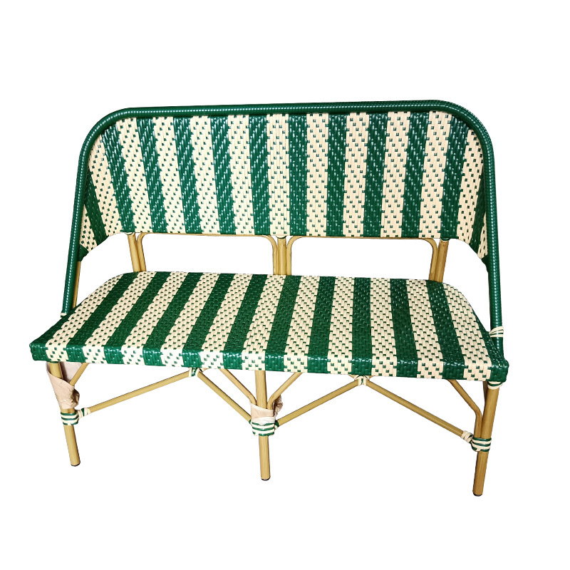 Double rattan sofa 9