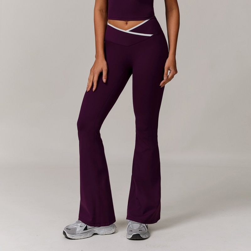 Pantalon violet foncé