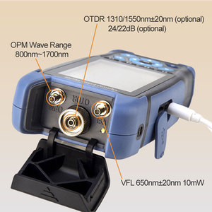 FONGKO 9 <strong>Functions</strong> VFL OLS OPM Event Map 1310/1550nm 22/24dB Fibre Tester Optical otdr Mini Fiber Optic OTDR - Product Image 2