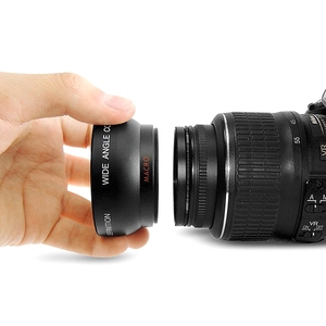 Canon Nikon Sony Pentax 52MMDSLRカメラ用のマクロレンズ交換付きHD52MM0.45x広角レンズ - Product Image 5