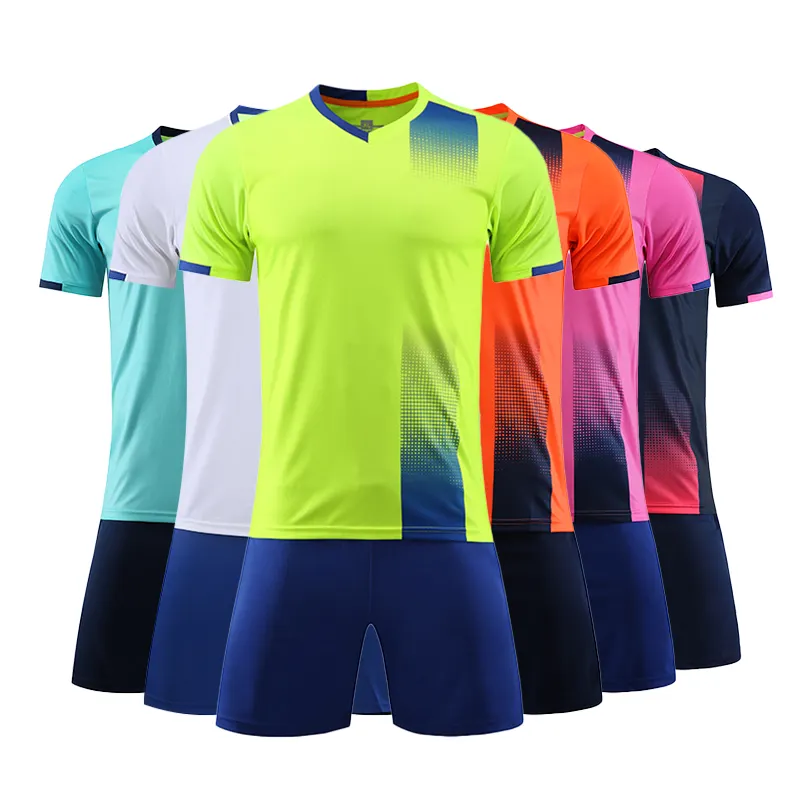 Camiseta de fútbol con diseño de logotipo personalizado, ropa de entrenamiento de fútbol de secado rápido, venta al por mayor