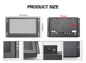 Monitor schermo LCD 7 8 10.1 10.4 12.1 15 17 19 Monitor industriale Touch Screen USB LCD da 21 pollici - Product Image 2