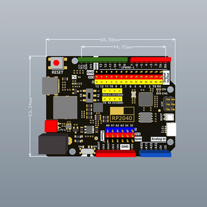 Raspberry PI RP2040 Typ C USB 16MB Entwicklungs platine Programmierung Learning Controller Core Board Elektronische Komponenten