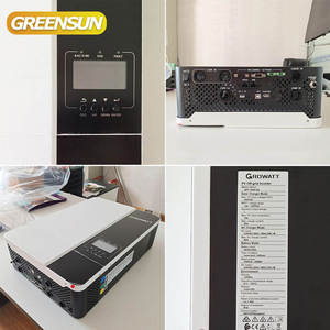 48V 110V/240V 5KW Off Grid All In One Inverter caricabatterie Inverter solare ibrido con LiFeP04 e batteria al piombo - Product Image 3