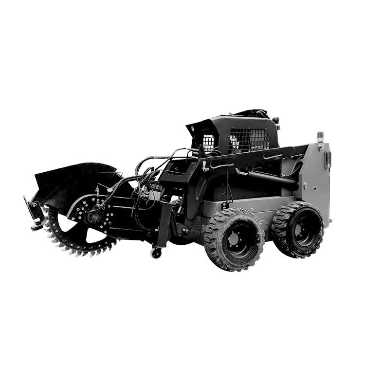 Professionale Funzionamento Facile Loader Montaggio Rock Ditcher Con 1m di Profondità Disco Trencher