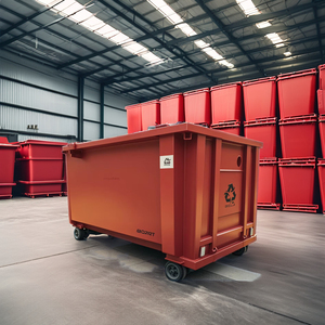 High Quality Compactor Carbon Steel Industrial <strong>Refuse</strong> Container Management Garbage Scrap Waste Recycling Dumpster Disposal Bin - Product Image 1