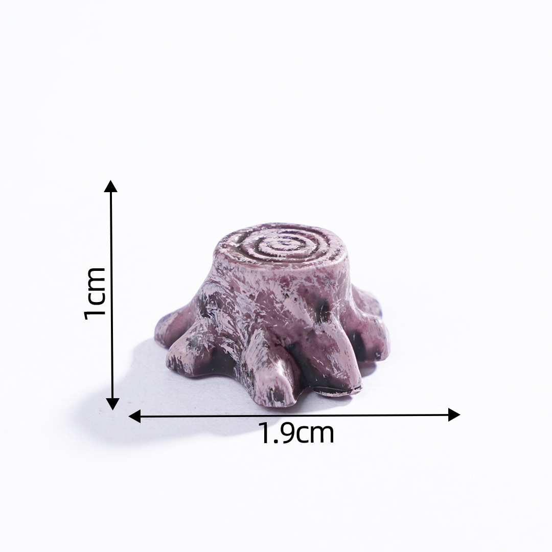 colorful 11 Purple tree stumps