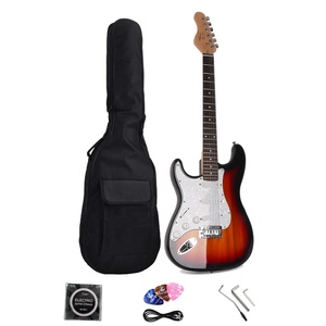 Kit per chitarra Smiger con accessori per borse Set per chitarra elettrica per mancini di tipo ST professionale