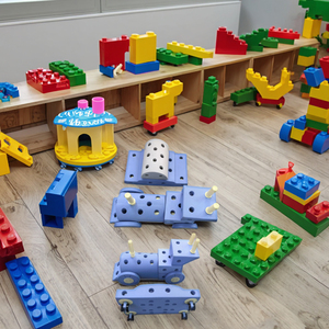 Bloques de construcción de espuma Eva para niños, juguetes educativos y de ciencia, puzle OEM, bloques de construcción de partículas grandes enchufables, multimodelo - Product Image 5