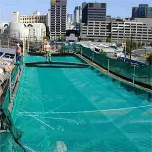 High Quality HDPE+UV Stabilized Green <strong>Round</strong> Wire Shade <strong>Net</strong> for Scaffold Construction Custom Cutting Processed - Product Image 5