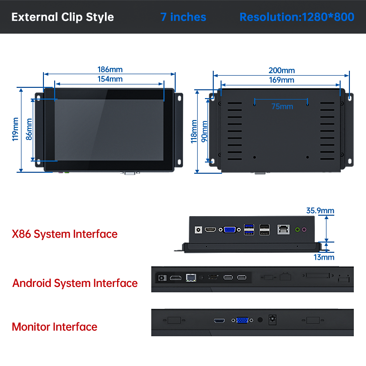 7 inch B702-XNRL-RT-A