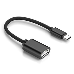 Stokta tip-c USB adaptörü OTG desteği veri aktarımı fabrika toptan Metal kasa tipi C USB2.0 adaptörü - Product Image 1