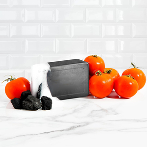 OEM ODM定制免费样品皮肤透明活性西红柿木炭香皂 - Product Image 3