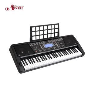 61 teclas LCD display teclado elétrico instrumento musical (Ek61208)