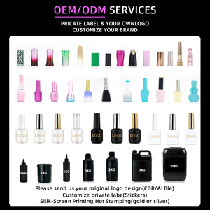 Poli tırnak jeli kiti malzemeleri Vernis yarı kalıcı tırnak jeli sanat manikür Led Uv jel tırnak seti - Product Image 5