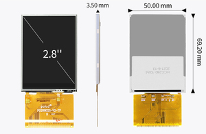 Pocld 2,8 "240*320 Resolución Módulo TFT LCD de 2,8 pulgadas con interfaz MCU Pantalla táctil resistiva Pantalla LCD - Product Image 5