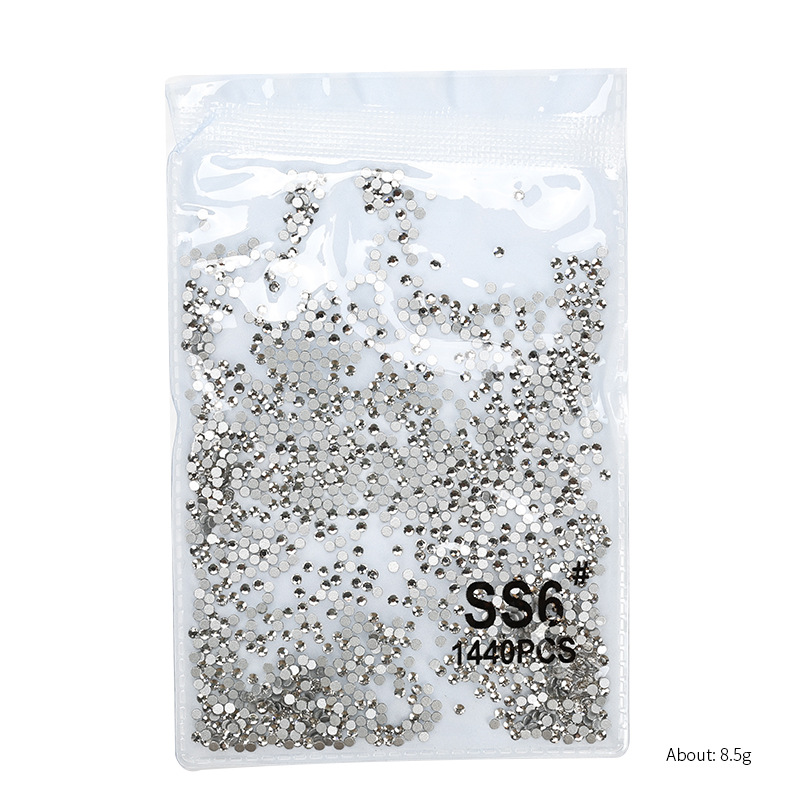 Diamantes blancos transparentes SS6 (aproximadamente 1440 unidades)