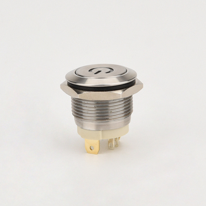 22MM wasserdichter Druckknopf schalter aus Edelstahl IP67 NO NC Elektronische Struktur 220V max. Spannung 2NO Kombination - Product Image 3