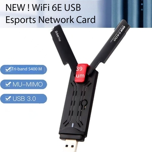 5400เมตร WiFi6E Dual Band USB 3.0เครือข่ายไร้สายอะแดปเตอร์รับ dual-ความถี่5GHz Driver-Free WiFi 6การ์ดเครือข่ายไร้สาย - Product Image 4