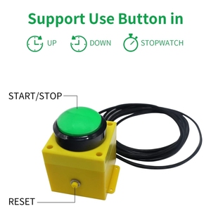 YIZHI 5 Zoll Digital Race Clock Tragbarer Stoppuhr-Countdown-Timer mit kabel gebundener Start-Stopp-Reset-Taste und drahtloser Fernbedienung - Product Image 3