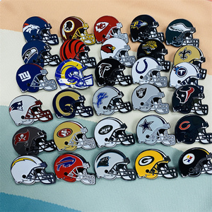 Bán Buôn USA Bóng Chày Bóng Bầu Dục Thể Thao Hat Pins Clip Cứng Men Câu Lạc Bộ Bóng Chày Pins Đánh Dấu Ve Áo <span class=keywords><strong>Pin</strong></span> - Product Image 1