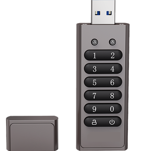 加密密码u盘定制锌合金USB3.0保护文件u盘 - Product Image 1