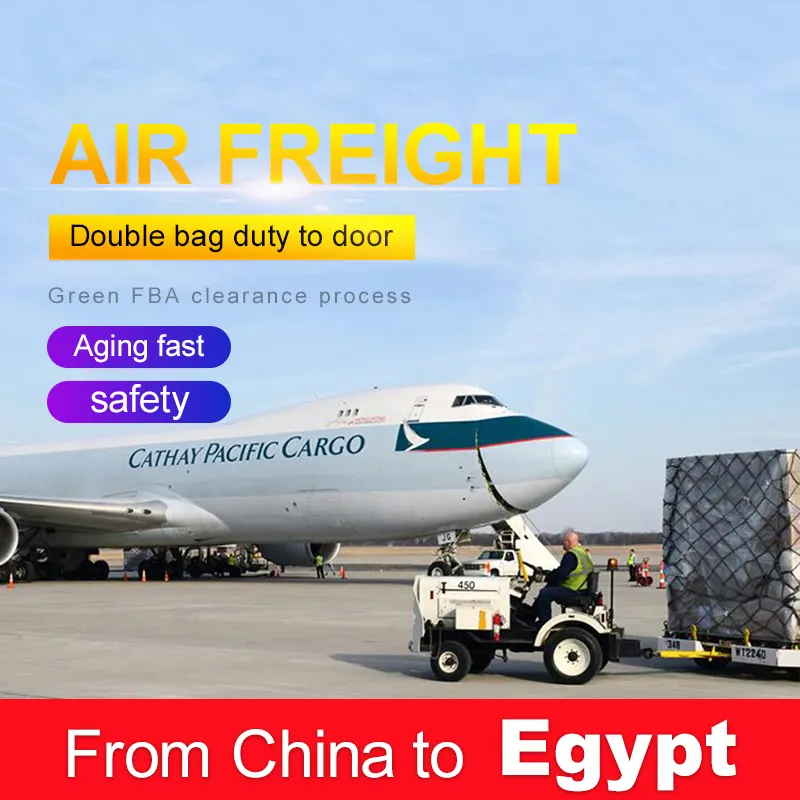 Agen pengiriman kargo udara forwarder logistik Tiongkok dari Tiongkok ke Mesir dengan layanan ddp ddu