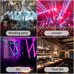 120 watt altı kollu Zoom LED sahne işık DMX kontrollü RGBW yayan renk IP33 koruma ile DJ ve disko yerleri için - Product Image 4