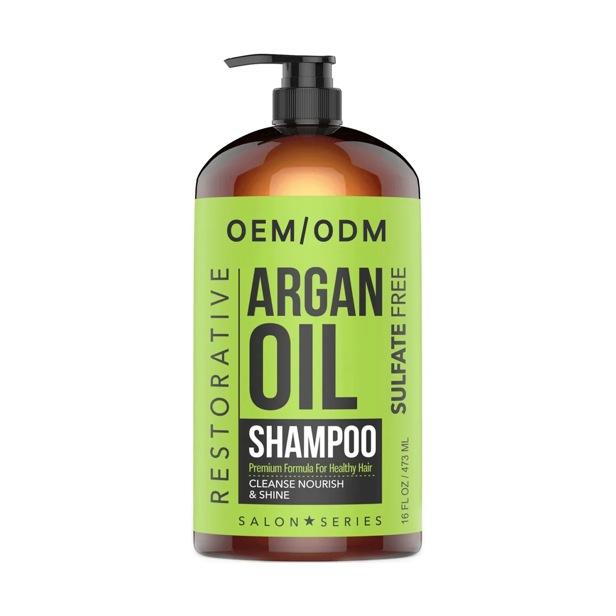 מותג פרטי אורגני Argan שמן שמפו יבש פגום מתולתל או שיער מוצרים שמפו ומרכך