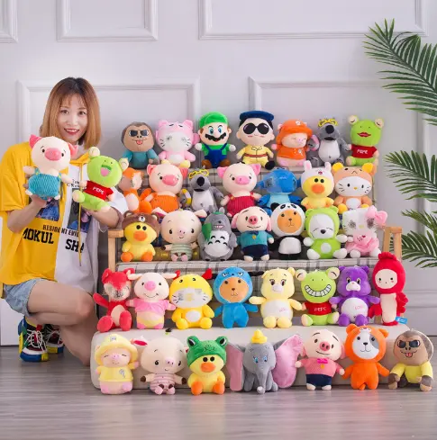 Vendita calda da 8 pollici giocattoli di peluche artiglio bambole 20cm promozionale piccolo animale di peluche per i bambini