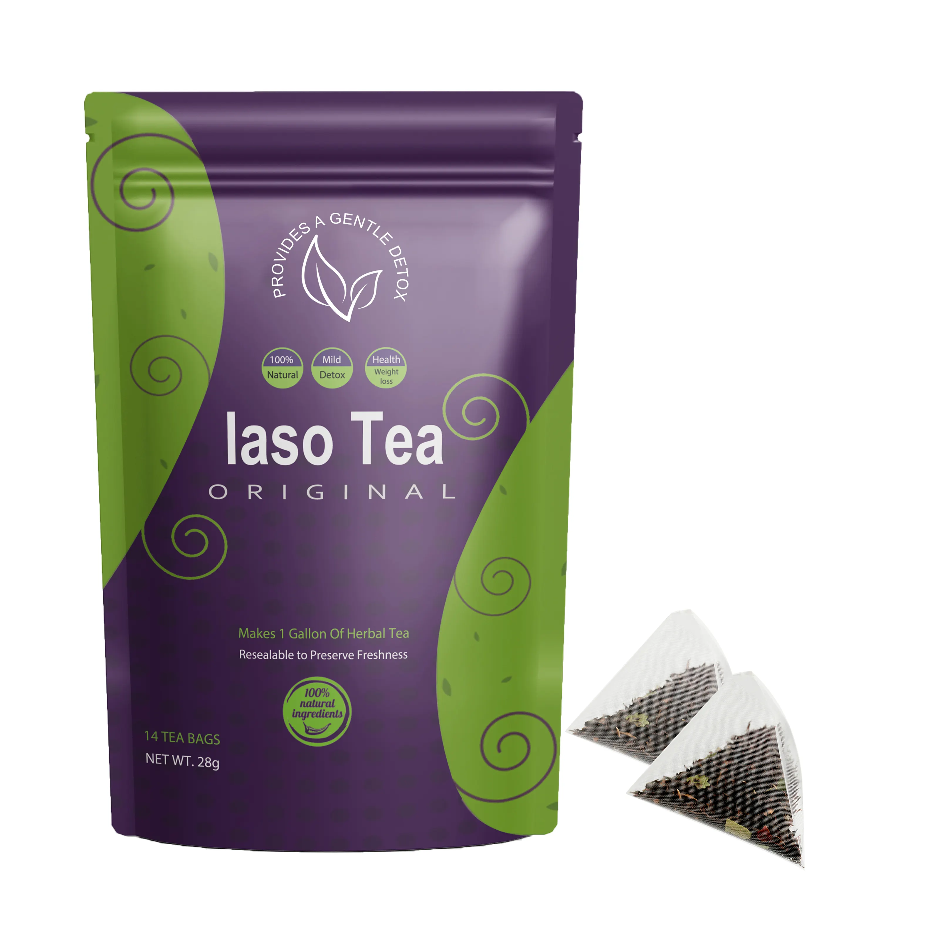14 יום מייז iaso תה detox שקיות תה לשנות את החיים שלך לחלוטין צמחי מרפא טבעיים לחלוטין מרעה הבטן עם השם שלך