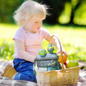 2 1 fincan 800ml yaratıcı su şişesi saman sızdırmaz spor şişesi ile dış mekan kullanımı için emniyet kilidi - Product Image 3