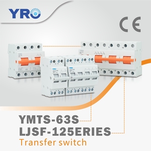 YRO Din Rail 2P 4P 400V 40A 63A 100A <strong>125A</strong> Dual Power Manual Solar Transfer <strong>Switch</strong> Interlock Isolator <strong>Switch</strong> for Generator - Product Image 3
