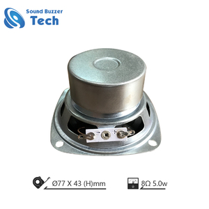 High End Quality square Speaker with Mounting Hole 8ohm 5w 3 Inch Woofer - Product Image 2