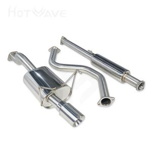 Acura INTEGRA 94-01 RS LS(2DOOR) キャットバックターボ排気システム用の4インチチップパフォーマンスキャットバックダウンパイプ - Product Image 2