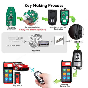 Autel IKEYFD005AH IKEY 5 botones llave inteligente para Ford usado con Altra Car Key Programmer OBD2 escáner KM100 IM508S IM608 PRO - Product Image 6