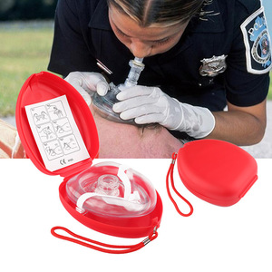 Maschera CPR maschera cpr tascabile in silicone per l'allenamento di pronto soccorso per le vie aeree della maschera protettiva - Product Image 3