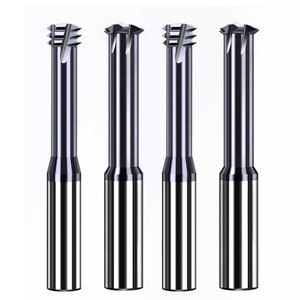 CNC Machining Bit Screw Endmill Three-blade Spiral Rough Milling <strong>Cutter</strong> - Product Image 3