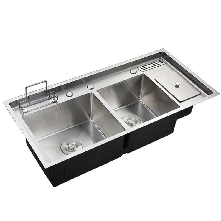 Oem all'ingrosso odm nuovo stile lavello da cucina in acciaio inox lavello fatto a mano lavello da cucina per nepal per cucina