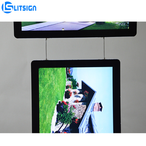 New Shops Real Estate Agent Round Rectangular Acrylic Advertising Display Poster Frame Change <strong>Able</strong> Curtain Type <strong>Led</strong> Sign Board - Product Image 3
