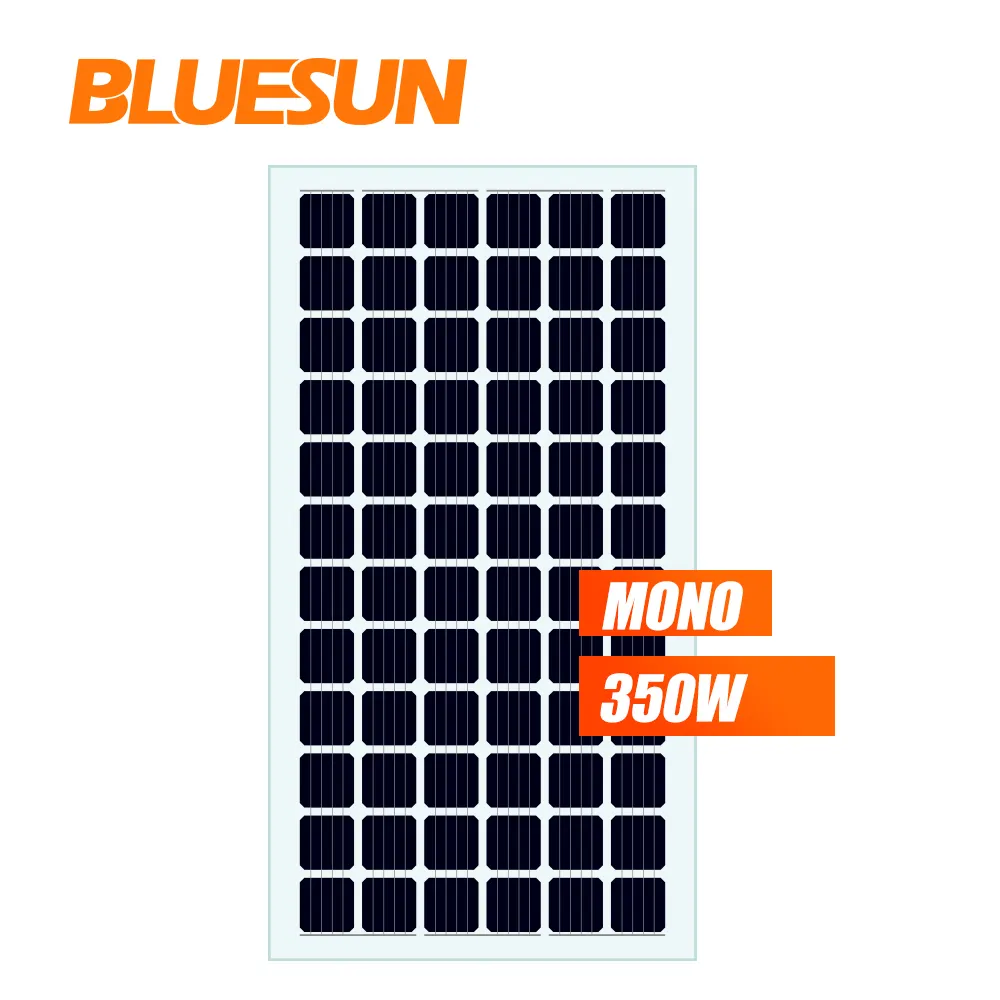 Bluesun 태양 frameless 투명 태양 전지 패널 bipv 태양 광 모듈