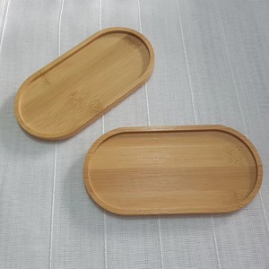 Nhà Máy Giá Biểu Tượng Tùy Chỉnh Tự Nhiên Di Động Bằng Gỗ Spa Tinh Dầu Ăn Sáng Thực Phẩm Snack Khay Trà Đặt Tre Phục Vụ Khay - Product Image 1