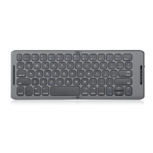 Teclado inalámbrico plegable silencioso de aleación de aluminio compatible con Mac para Windows y Android Nuevo stock disponible - Product Image 1