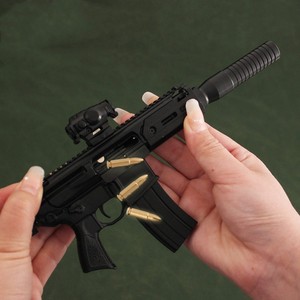ทั้งหมดโลหะแพะ Gun1:3 MCX และอาวุธกองทัพดึงโหลดเด็กจำลอง Eject จริงเชลล์เป่าของเล่นปืนของเล่น - Product Image 1