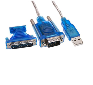 新的USB 2.0至RS232电缆链接9针串行DB25 DB9适配器电缆转换器 - Product Image 2