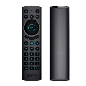 2.4G kablosuz uzaktan kumanda hareket algılama hava fare G20BTS artı BT5.0 sürüm ses asistanı uzaktan kumanda arkadan aydınlatmalı - Product Image 3